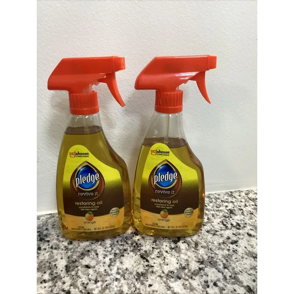 Furniture Spray Cleaner Restore Shine Orange Oil Polish Indoor Home Use 16oz US